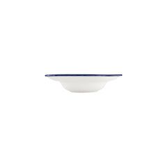 Helix Navy Blue dia.9.75" h:2.25" 14 oz. Round Blue Vitrified Deep Plate