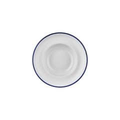 Helix Navy Blue dia.9.75" h:2.25" 14 oz. Round Blue Vitrified Deep Plate