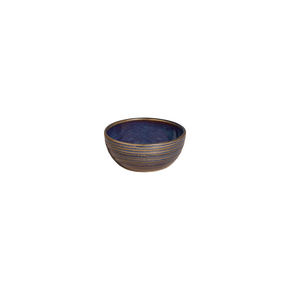 Helix Glory dia.3.75" h:1.5" 5 oz. Round Blue Vitrified Bowl
