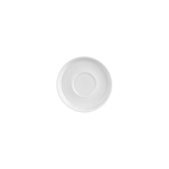 Helix White dia.6" Round Warm White Vitrified Saucer