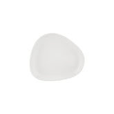 Island White 10.25" x 8.75" Organic Warm White Vitrified Plate