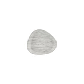 Island Ombra 7.5" x 6.5" Organic Gray Vitrified Plate