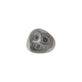 Island Onix 7.5" x 6.5" Organic Gray Vitrified Plate