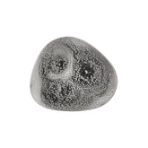 Island Onix 12.5" x 10.75" Organic Gray Vitrified Plate