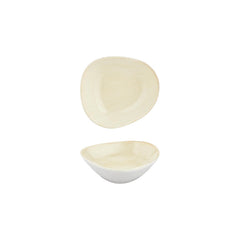 Island Velho 4" x 3.5" x h:0" 3 oz. Organic Beige Vitrified Bowl