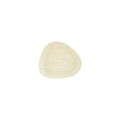 Island Velho 7.5" x 6.5" Organic Beige Vitrified Plate