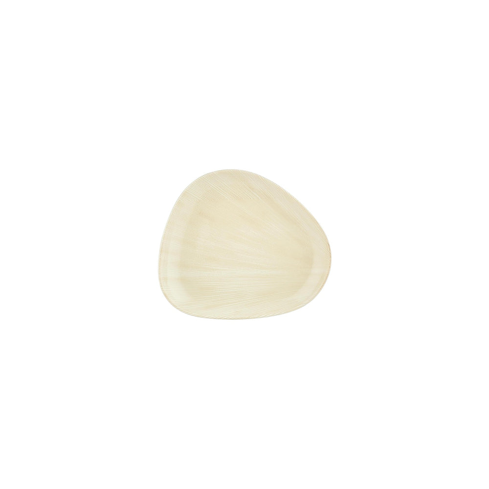 Island Velho 7.5" x 6.5" Organic Beige Vitrified Plate