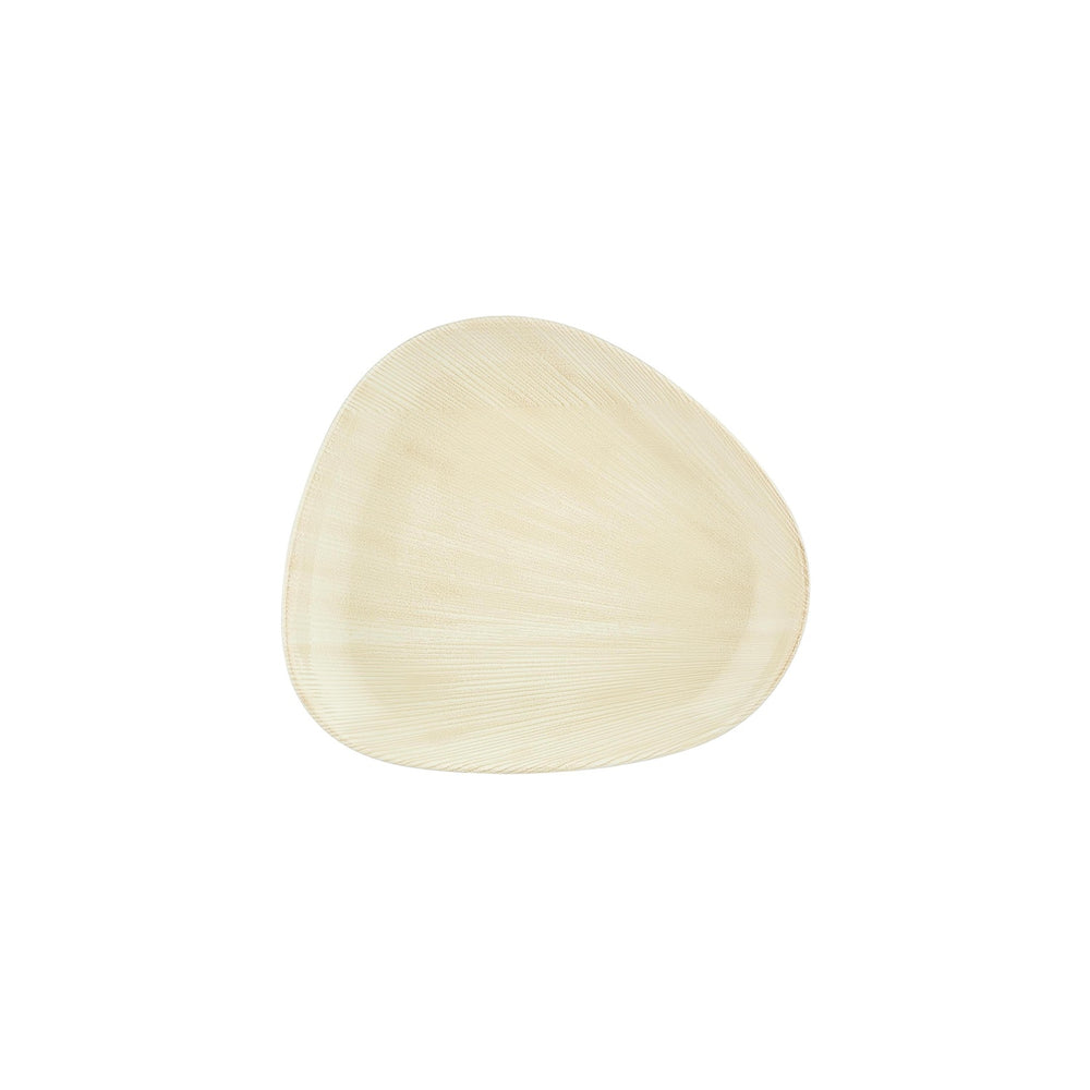 Island Velho 10.25" x 8.75" Organic Beige Vitrified Plate