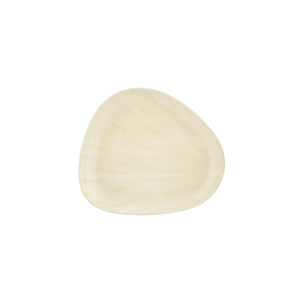 Island Velho 10.25" x 8.75" Organic Beige Vitrified Plate