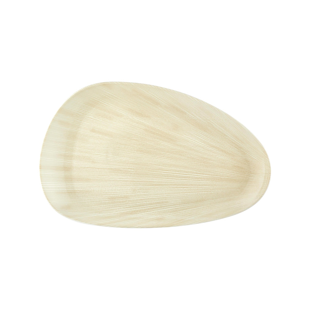 Island Velho 15.75" x 9.75" x h:0" Organic Beige Vitrified Platter