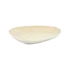 Island Velho 15.75" x 9.75" x h:0" Organic Beige Vitrified Platter