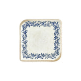 Kario 9.75" x 9.75" Square Blue Vitrified Plate