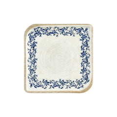 Kario 11" x 11" Square Blue Vitrified Plate