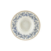 Kario dia.11" h:0" 16 oz. Round Blue Vitrified Deep Plate