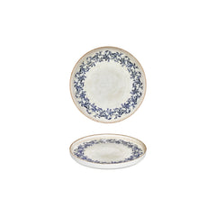 Kario dia.6.25" Round Blue Vitrified Plate