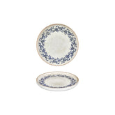Kario dia.7.5" Round Blue Vitrified Plate