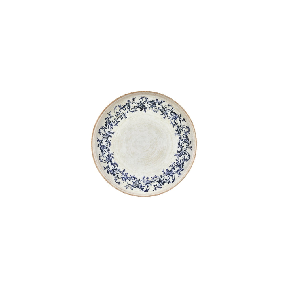 Kario dia.7.5" Round Blue Vitrified Plate