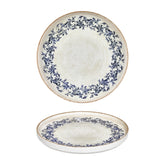 Kario dia.10.75" Round Blue Vitrified Plate