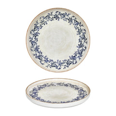 Kario dia.10.75" Round Blue Vitrified Plate
