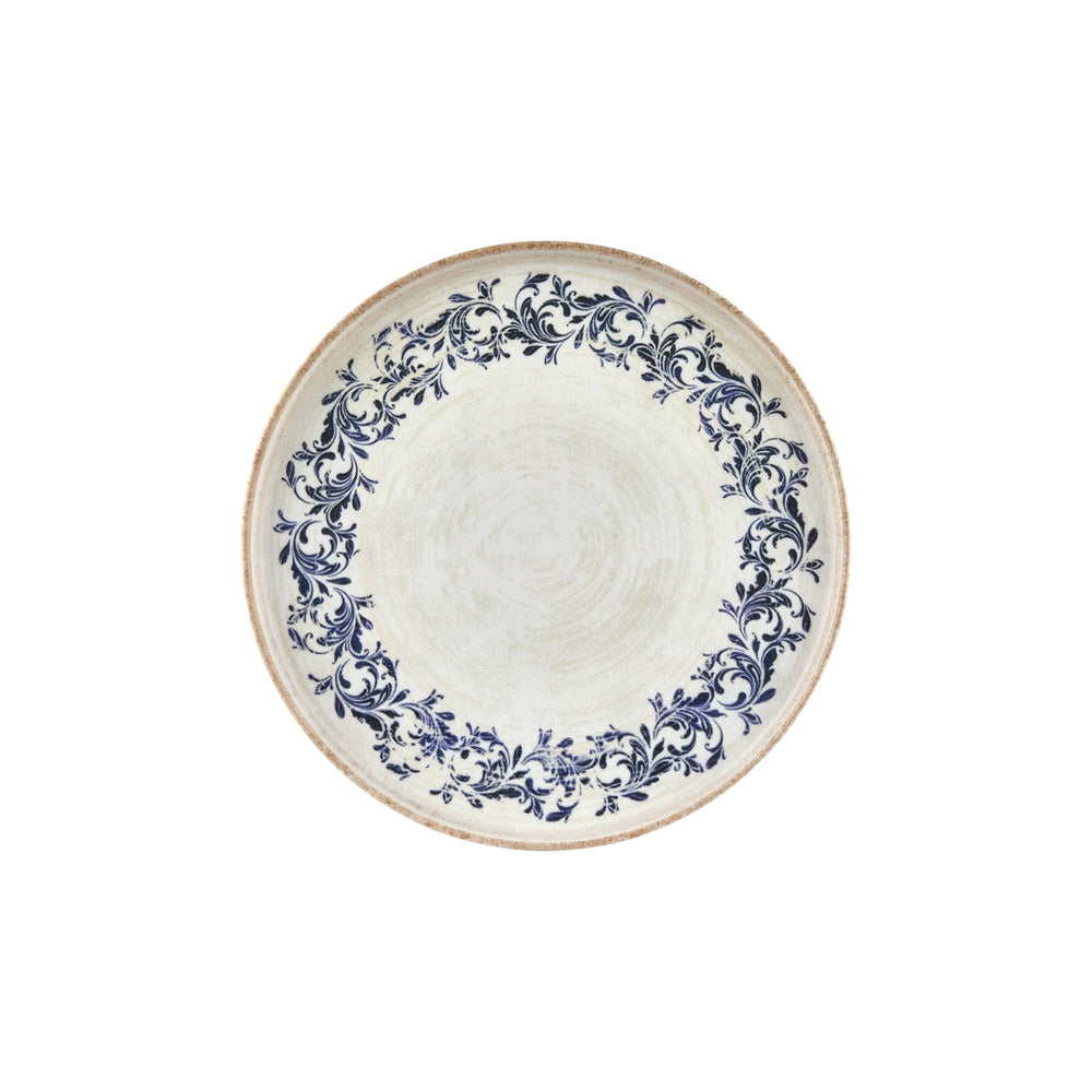 Kario dia.10.75" Round Blue Vitrified Plate