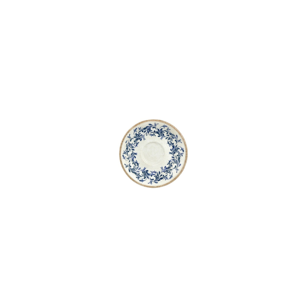 Kario dia.4.75" Round Blue Vitrified Saucer