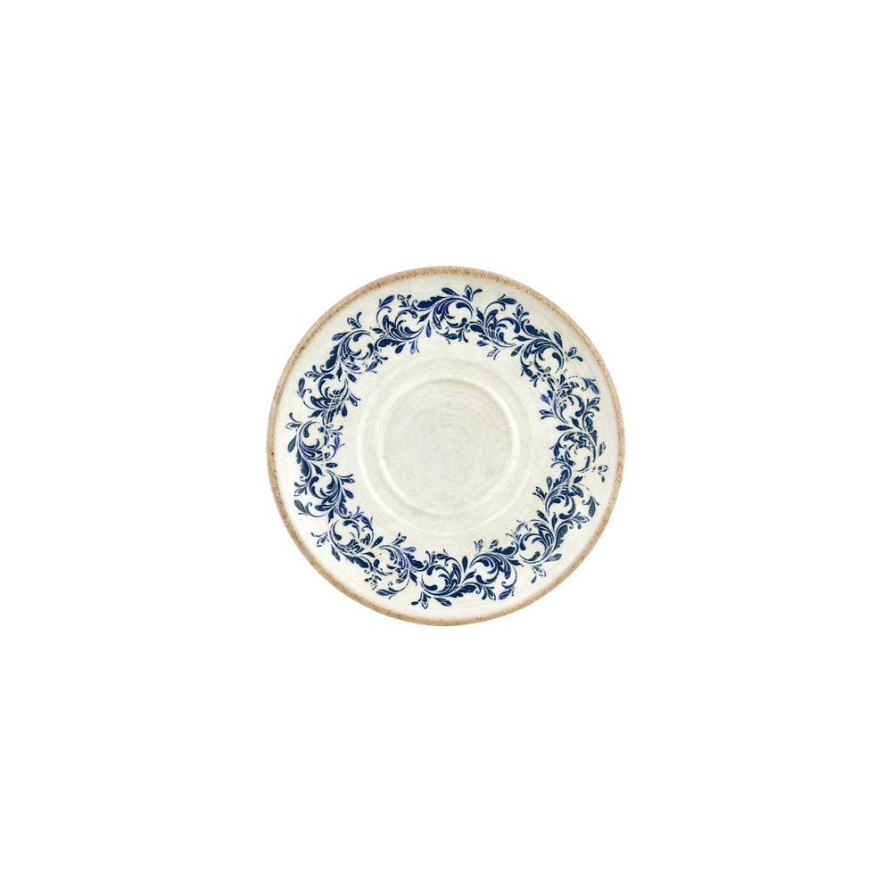 Kario dia.7.5" Round Blue Vitrified Saucer