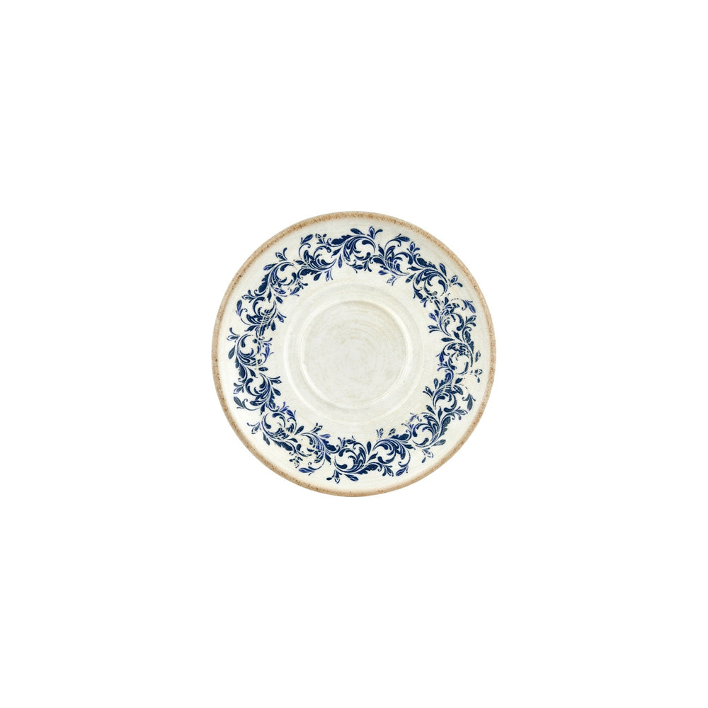 Kario dia.7.5" Round Blue Vitrified Saucer