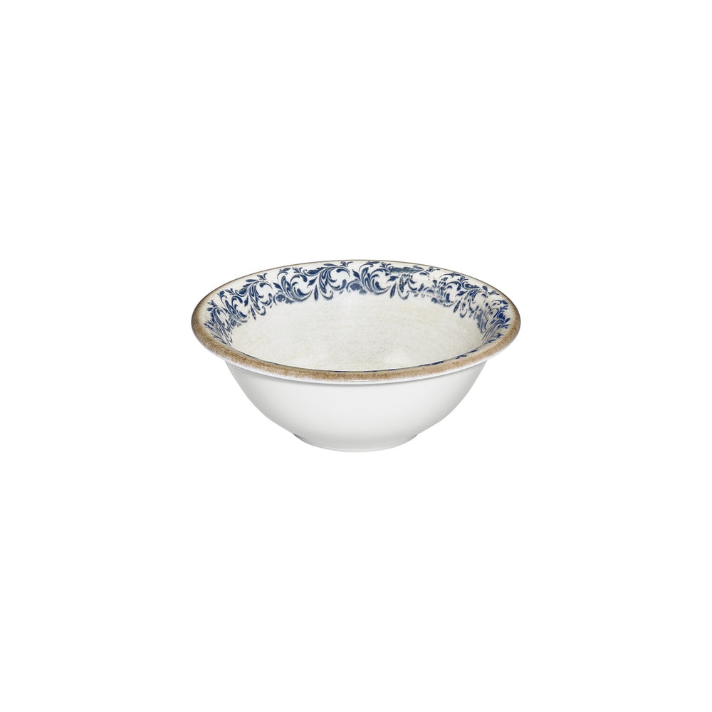 Kario dia.8.75" h:0" 42 oz. Round Blue Vitrified Bowl