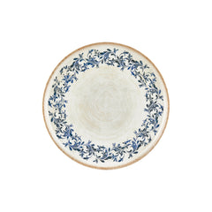 Kario dia.11.75" Round Blue Vitrified Plate