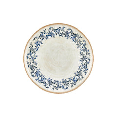 Kario dia.11.75" Round Blue Vitrified Plate