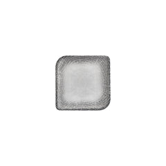 Luna 6" x 6" Square Gray Vitrified Plate