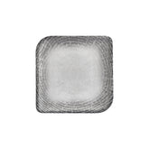 Luna 11" x 11" Square Gray Vitrified Plate