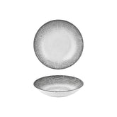 Luna dia.9" h:0" 34 oz. Round Gray Vitrified Deep Plate