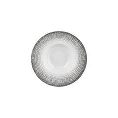 Luna dia.9.75" h:2" 14 oz. Round Gray Vitrified Deep Plate