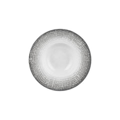 Luna dia.11" h:0" 16 oz. Round Gray Vitrified Deep Plate