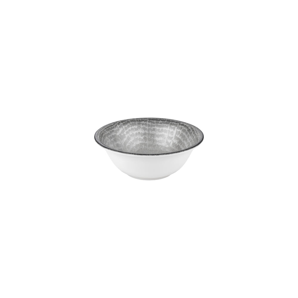 Luna dia.7.75" h:2.75" 30 oz. Round Gray Vitrified Bowl