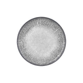 Luna dia.12.5" x 12.5" Round Gray Vitrified Pizza Plate