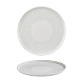 Illusion dia.12.5" x 12.5" Round Blue Vitrified Pizza Plate