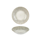 Misis dia.9" h:1.75" 34 oz. Round Brown Vitrified Deep Plate