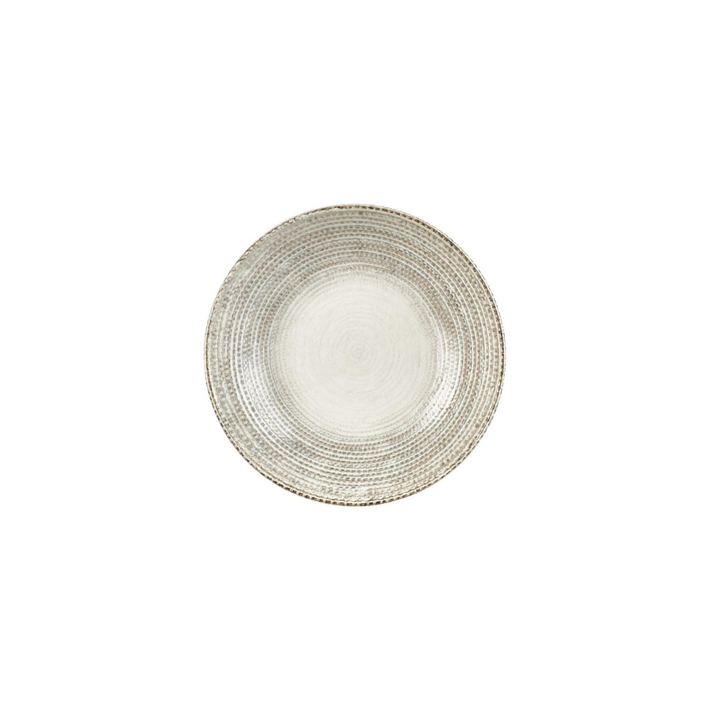 Misis dia.9" h:1.75" 34 oz. Round Brown Vitrified Deep Plate