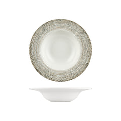 Misis dia.11" h:2.25" 16 oz. Round Brown Vitrified Deep Plate