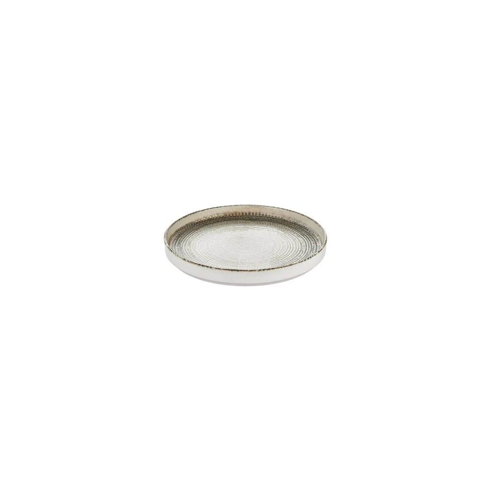 Misis dia.6.25" Round Brown Vitrified Plate