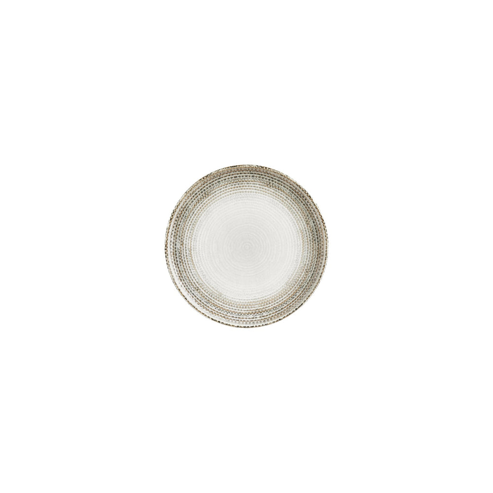 Misis dia.6.25" Round Brown Vitrified Plate