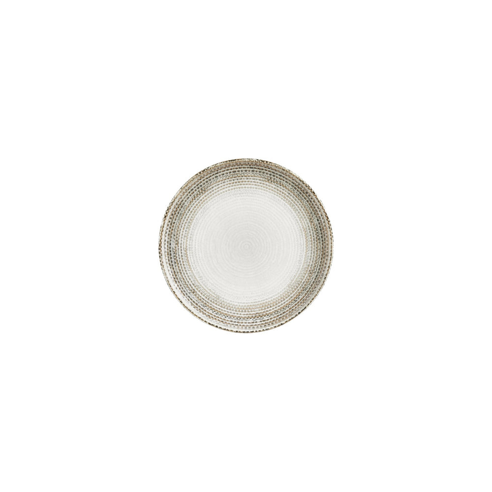 Misis dia.7.5" Round Brown Vitrified Plate