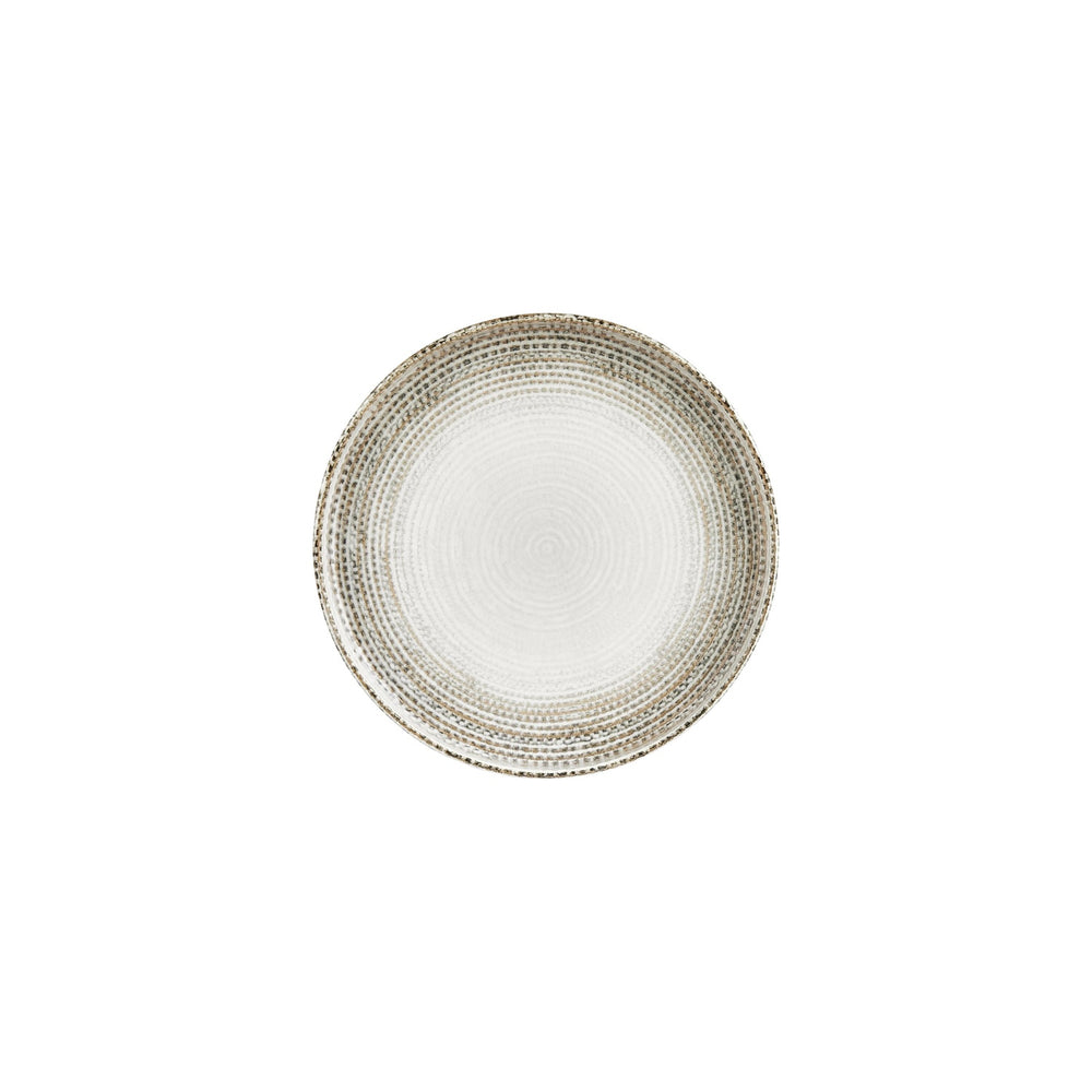 Misis dia.9" Round Brown Vitrified Plate