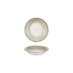 Misis dia.3.5" h:0.75" 2 oz. Round Brown Vitrified Deep Plate