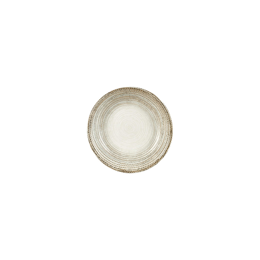 Misis dia.3.5" h:0.75" 2 oz. Round Brown Vitrified Deep Plate