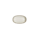 Misis 7.5" x 4.25" x h:0" Oval Brown Vitrified Platter