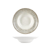 Misis dia.10.75" h:0" 17 oz. Round Brown Vitrified Deep Plate