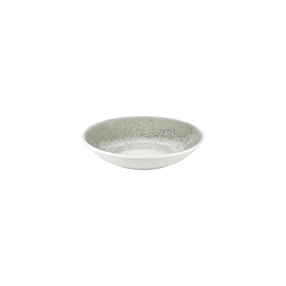 Natura Ocean dia.9" h:1.75" 34 oz. Round Blue Vitrified Deep Plate